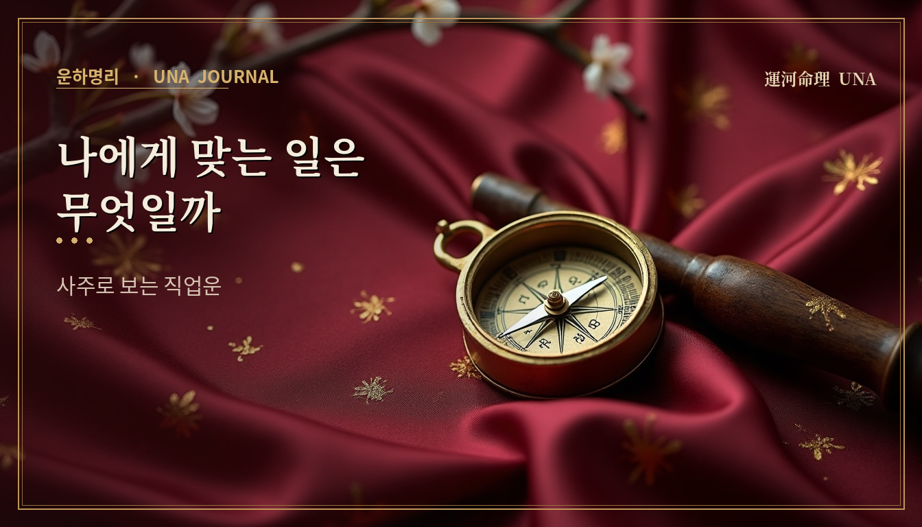 나에게 맞는 일은 무엇일까 — 사주로 보는 직업운 대표 이미지