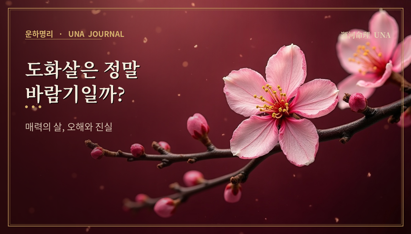 도화살은 정말 바람기일까? — 매력의 살, 오해와 진실 대표 이미지